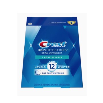 كريست شرائح ثري دي لتبييض الأسنان 20 شريحة