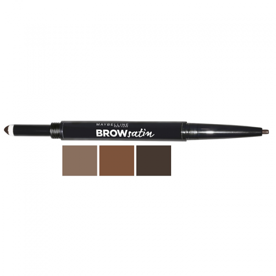 ميبلين قلم تحديد الحواجب و بودرة لون بني متوسط